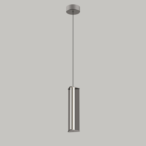 Подвесной светильник Delight Collection MD24001031-1B nickel/grey изображение в интернет-магазине Cramer Light фото 4