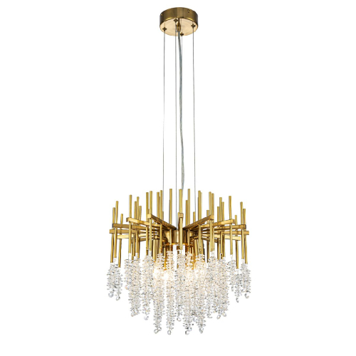 Подвесная люстра Indigo Cappella 12052/6P Gold V000602 изображение в интернет-магазине Cramer Light