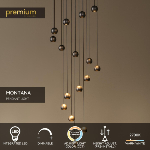 Каскадная люстра Lucide Montana 68400/92/96 изображение в интернет-магазине Cramer Light фото 3