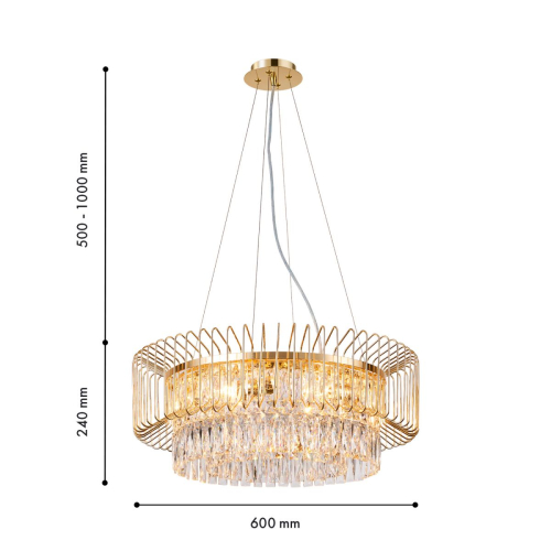 Подвесная люстра Favourite Subito 4779-6P изображение в интернет-магазине Cramer Light фото 5