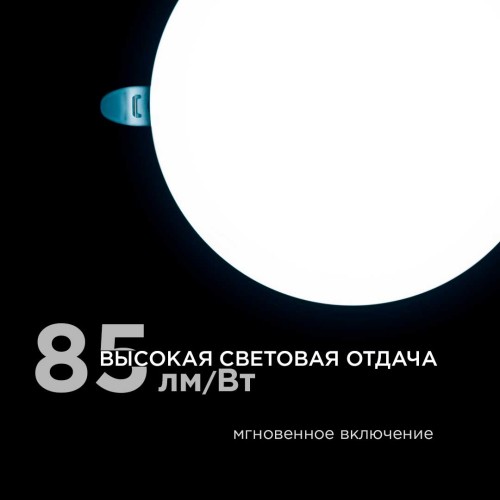 Встраиваемая светодиодная панель безрамочная Apeyron FLP 06-109 изображение в интернет-магазине Cramer Light фото 14