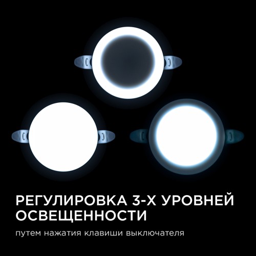 Встраиваемая светодиодная панель безрамочная Apeyron FLP 06-102 изображение в интернет-магазине Cramer Light фото 4