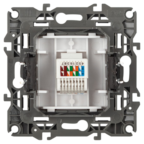 Розетка компьютерная RJ45 Эра 12-3107-16 Б0065716 дополнительное фото фото 3