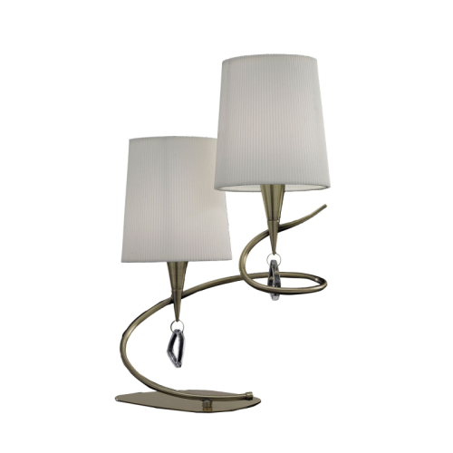 Настольная лампа Mantra Mara Antique Brass 1631 изображение в интернет-магазине Cramer Light