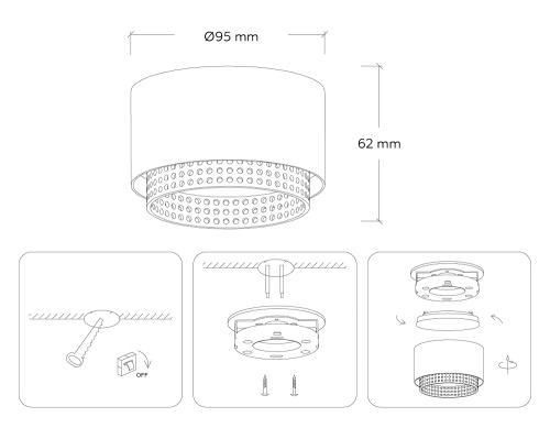 Накладной светильник Ambrella Light Techno family TN71271 изображение в интернет-магазине Cramer Light фото 7