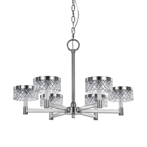 Подвесная люстра Delight Collection MD21020075 MD21020075-6A chrome изображение в интернет-магазине Cramer Light