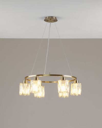 Подвесная люстра Moderli Prismique V11684-6P изображение в интернет-магазине Cramer Light фото 3