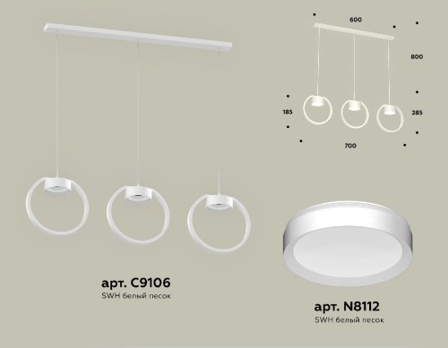 Подвесной светильник Ambrella Light Traditional (C9106, N8112) XB9106100 изображение в интернет-магазине Cramer Light фото 2