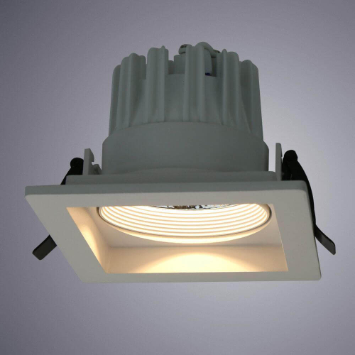 Встраиваемый светодиодный светильник Arte Lamp Privato A7018PL-1WH изображение в интернет-магазине Cramer Light фото 4