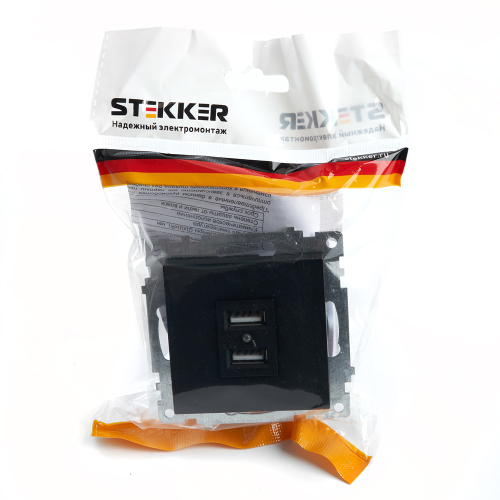 Розетка USB 2-местная Stekker Катрин 39616 дополнительное фото фото 3