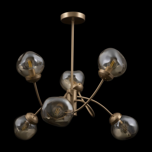 Люстра на штанге Freya Volani FR8017PL-06MG изображение в интернет-магазине Cramer Light фото 9