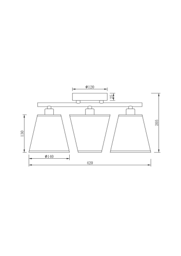 Потолочная люстра Freya Tinkler FR5128PL-03W изображение в интернет-магазине Cramer Light фото 3