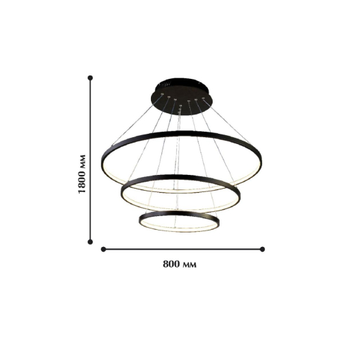 Подвесной светодиодный светильник Favourite Giro 1764-18P изображение в интернет-магазине Cramer Light фото 2