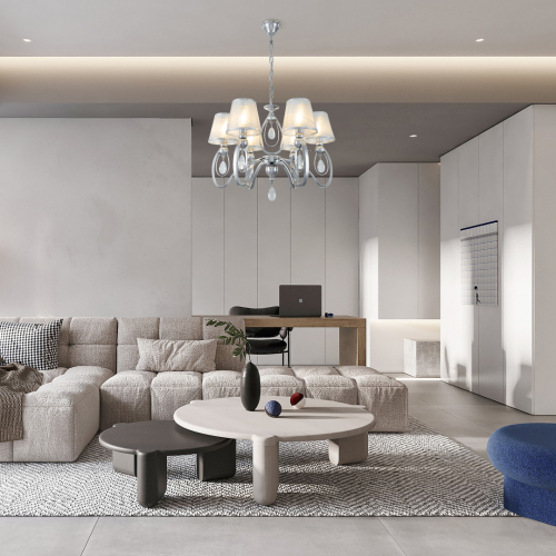 Подвесная люстра Arte Milano 347203/6 CR изображение в интернет-магазине Cramer Light фото 9