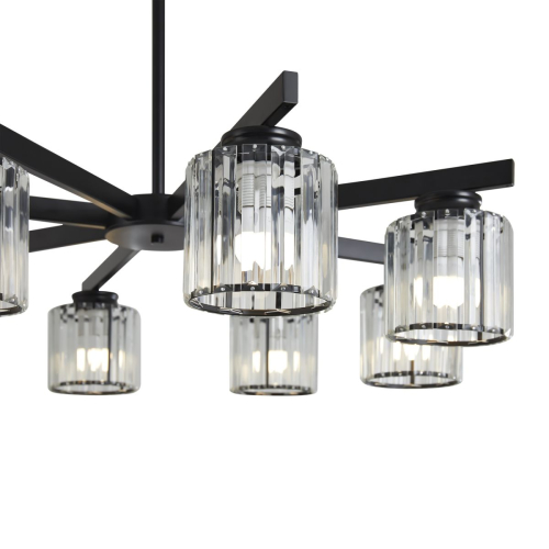 Люстра на штанге Freya Ferrera FR5474PL-08B изображение в интернет-магазине Cramer Light фото 6