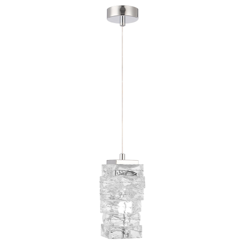 Подвесной светильник Crystal Lux ROLANDO SP1.2 CHRONE изображение в интернет-магазине Cramer Light фото 2