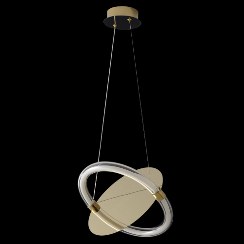 Подвесной светильник Crystal Lux NEBULA SP22W LED GOLD изображение в интернет-магазине Cramer Light фото 7