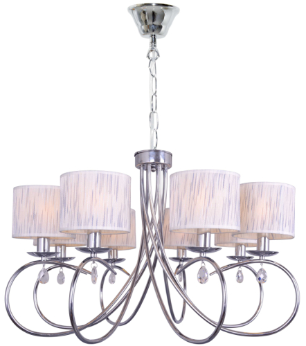 Подвесная люстра Toplight Mercy TL1193H-08CH изображение в интернет-магазине Cramer Light