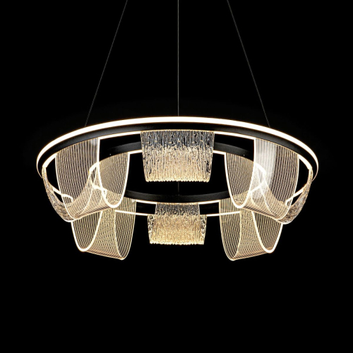 Подвесная люстра LED4U L7706-630 BK изображение в интернет-магазине Cramer Light фото 2