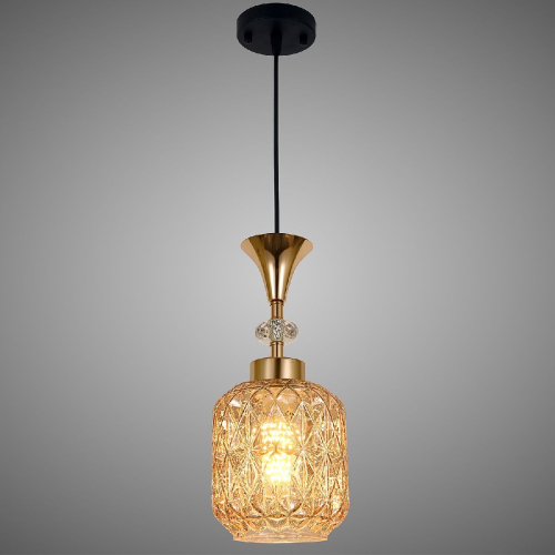 Подвесной светильник Reluce 02003-0.9-01 AMBER изображение в интернет-магазине Cramer Light фото 3