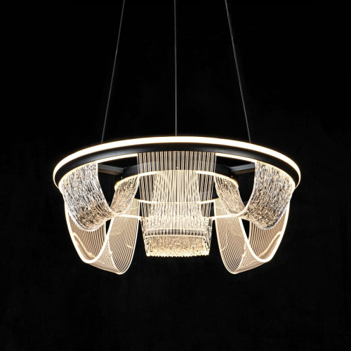 Подвесной светильник LED4U L7706-460 BK изображение в интернет-магазине Cramer Light фото 2
