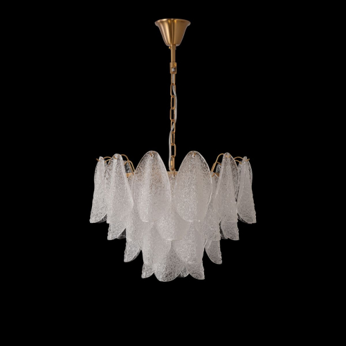 Подвесная люстра Crystal Lux EMILIA SP6 BRASS изображение в интернет-магазине Cramer Light