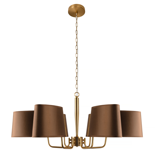 Подвесная люстра Loft IT Hilton 10527/6 Brass изображение в интернет-магазине Cramer Light
