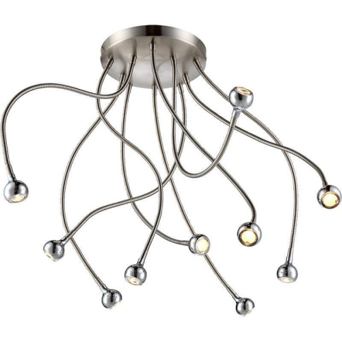 Потолочная люстра Globo Serpent 24109-10D изображение в интернет-магазине Cramer Light фото 2