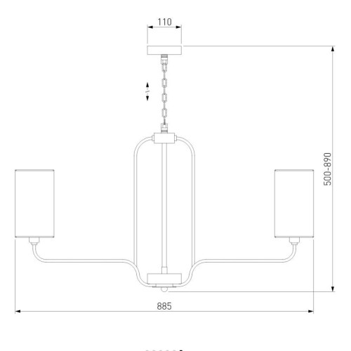 Подвесная люстра Eurosvet Purezza 60128/8 хром изображение в интернет-магазине Cramer Light фото 6