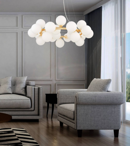 Подвесная люстра Lumina Deco Marsiada LDP 6033-25 FGD изображение в интернет-магазине Cramer Light фото 2