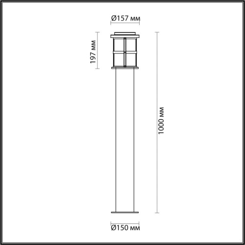 Уличный светильник Odeon Light Magus 4964/1F дополнительное фото фото 3