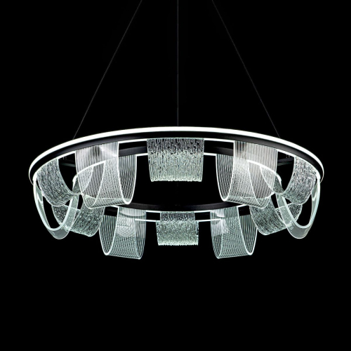 Подвесная люстра LED4U L7706-800 BK изображение в интернет-магазине Cramer Light фото 3