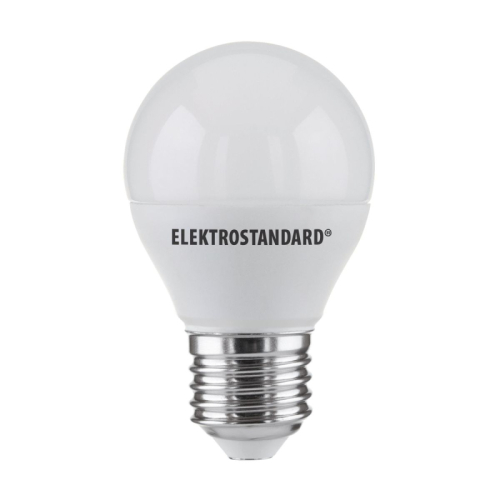 Лампа светодиодная Elektrostandard E27 7W 3300K груша матовая 4690389055256 изображение в интернет-магазине Cramer Light