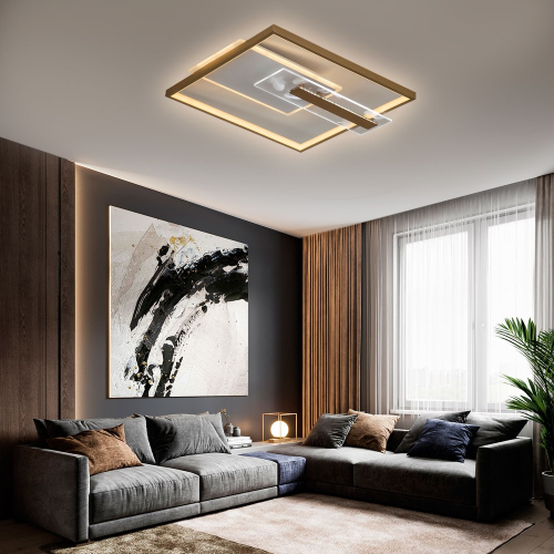 Потолочный светильник LED4U L1045-500 GD изображение в интернет-магазине Cramer Light фото 2
