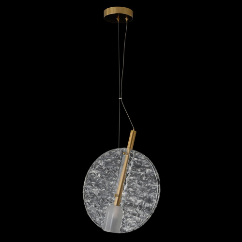 Подвесной светильник Crystal Lux FROZEN SP1 BRASS изображение в интернет-магазине Cramer Light фото 6