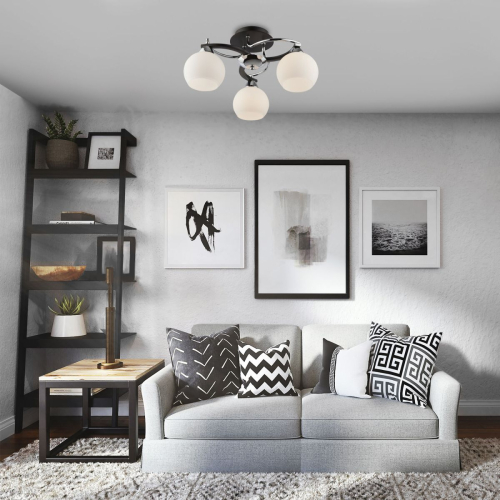 Потолочный светильник Eurosvet 9654/3 хром/черный 00000065862 изображение в интернет-магазине Cramer Light фото 2