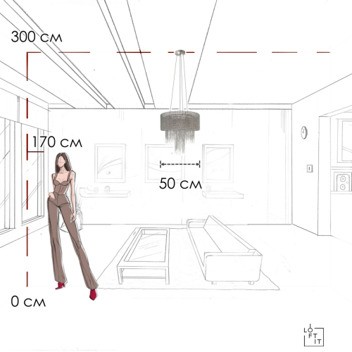 Подвесная люстра Loft IT Opera 10406/500 изображение в интернет-магазине Cramer Light фото 10