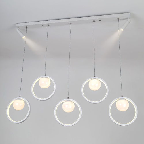 Подвесная люстра LED4U L7103-7 WТ изображение в интернет-магазине Cramer Light фото 2