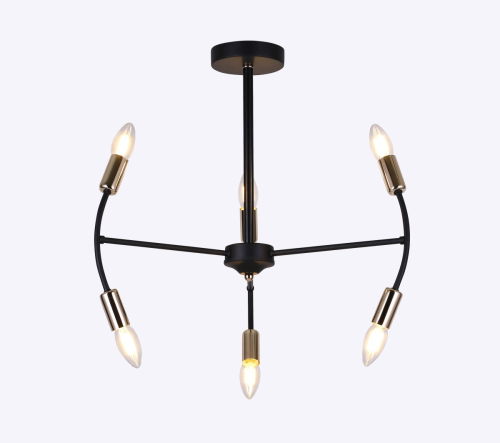 Люстра на штанге Freya Ingrid FR5087PL-06B изображение в интернет-магазине Cramer Light