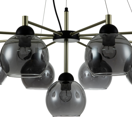 Подвесная люстра Indigo Grappoli 11029/9P Black V000217 изображение в интернет-магазине Cramer Light фото 4