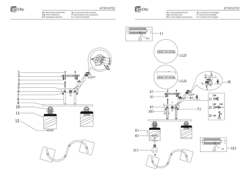 Потолочная люстра De Markt Тетро 673016702 изображение в интернет-магазине Cramer Light фото 3