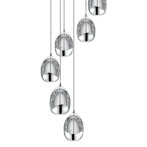 Подвесная люстра DeLight Collection Terrene MD13003023-7A chrome изображение в интернет-магазине Cramer Light фото 3