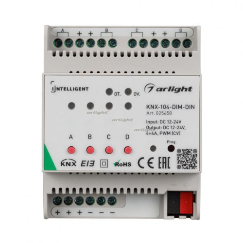 Диммер Arlight INTELLIGENT Arlight KNX-104-DIM-DIN 025658 дополнительное фото фото 2