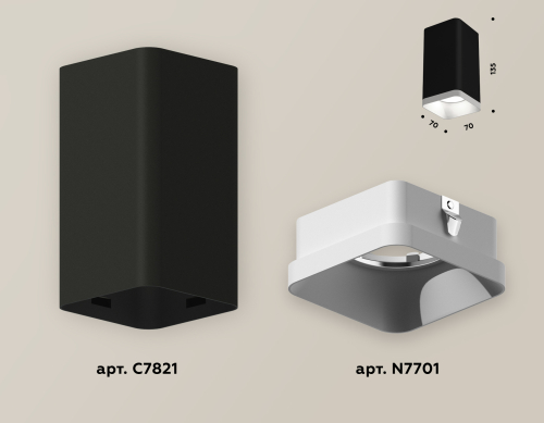 Накладной светильник Ambrella Light Techno XS7821001 (C7821, N7701) изображение в интернет-магазине Cramer Light фото 3