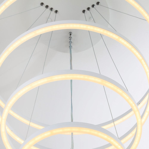 Каскадная люстра LED4U 55000-4 WH изображение в интернет-магазине Cramer Light фото 5