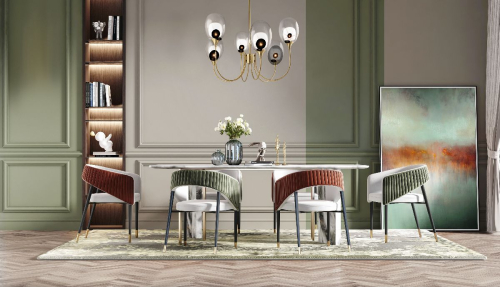 Люстра на штанге Maytoni Aura MOD016PL-06BS изображение в интернет-магазине Cramer Light фото 4