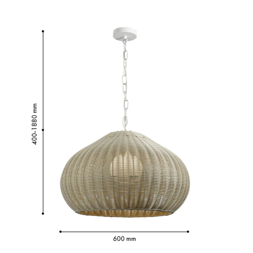 Подвесной светильник Favourite Wicker 4886-1P изображение в интернет-магазине Cramer Light фото 3