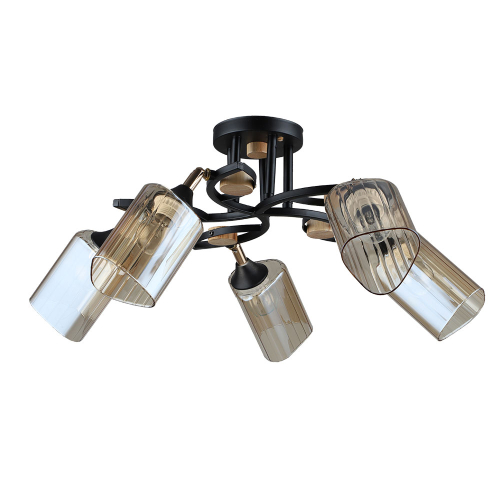 Потолочная люстра Arte Lamp Glamore A5076PL-5BK изображение в интернет-магазине Cramer Light