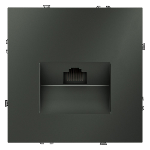 Розетка компьютерная Voltum S70 VLS060106 (титан) дополнительное фото