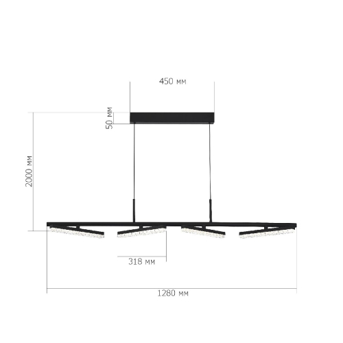 Подвесная люстра ST Luce Euclidics SL1018.403.04 изображение в интернет-магазине Cramer Light фото 7